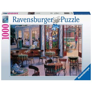 Ravensburger (16449) - "A Café Visit" - 1000 pièces