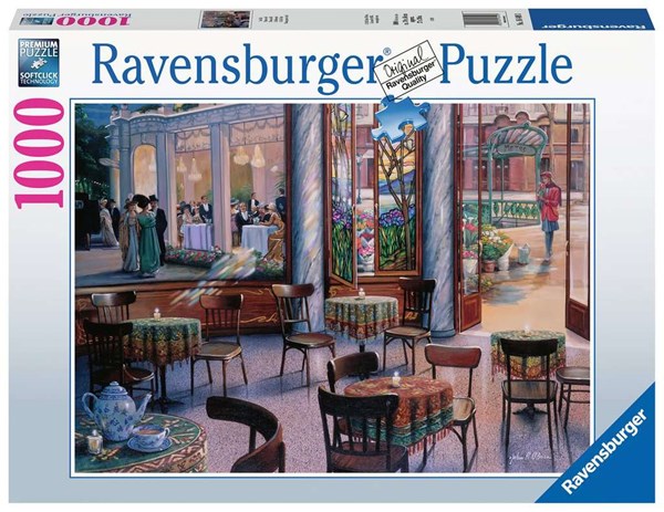 Ravensburger (16449) - "A Café Visit" - 1000 pièces