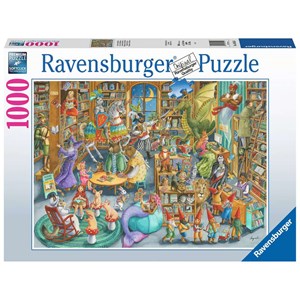 Ravensburger (16455) - "Midnight at The Library" - 1000 pièces