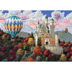 Ravensburger (19857) - "Neuschwanstein Daydream" - 1000 pièces