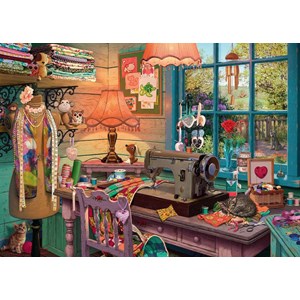 Ravensburger (19892) - "The Sewing Shed" - 1000 pièces