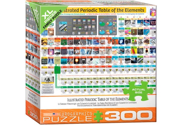 Eurographics (8300-5370) - "Illustrated Periodic Table of the Elements" - 300 pièces