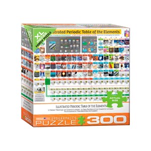 Eurographics (8300-5370) - "Illustrated Periodic Table of the Elements" - 300 pièces