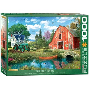 Eurographics (6000-5526) - Dominic Davison: "The Red Barn" - 1000 pièces