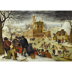 D-Toys (70005) - Pieter Brueghel the Elder: "Hiver" - 1000 pièces