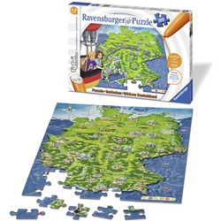 Ravensburger (00831) - "Tiptoi, Puzzlen, Entdecken, Erleben, Deutschland" - 100 pièces