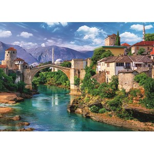 Trefl (37333) - "Vieux Pont à Mostar, Bosnie Herzégovine" - 500 pièces