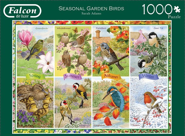 Falcon (11157) - "Seasonal Garden Birds" - 1000 pièces