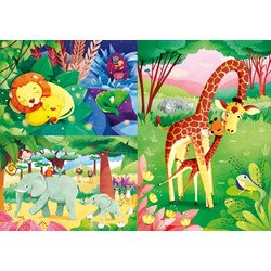 Clementoni (25233) - "Jungle Friends" - 48 pièces