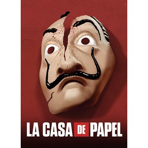 Clementoni (39533) - Salvador Dali: "Money Heist (La Casa De Papel)" - 1000 pièces