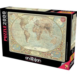 Anatolian (3935) - "World Map" - 2000 pièces