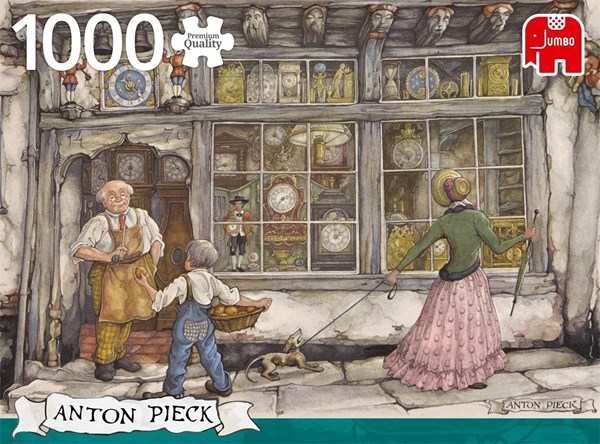 Jumbo (18826) - Anton Pieck: "The Clock Shop" - 1000 pièces
