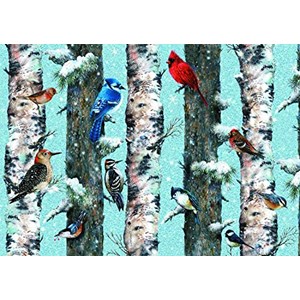 Piatnik (5514) - "Christmas Birds" - 1000 pièces