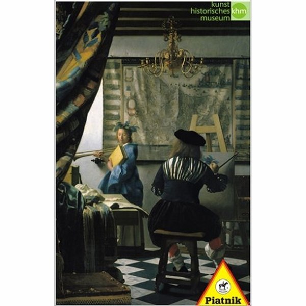 Piatnik (5640) - Johannes Vermeer: "Le peintre et son modèle" - 1000 pièces