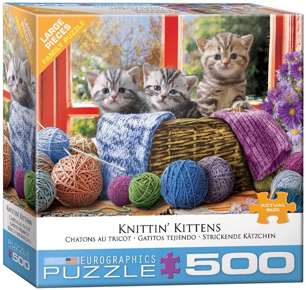 Eurographics (8500-5500) - "Knittin' Kittens" - 500 pièces