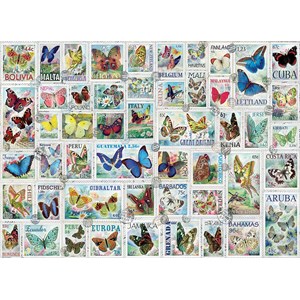 Eurographics (8500-5356) - Barbara Behr: "Timbres Vintage Papillons" - 500 pièces