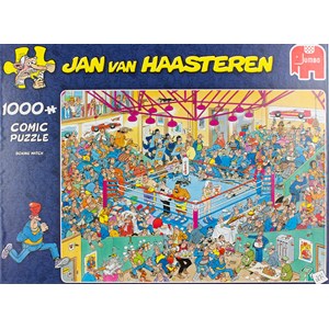 Jumbo (81453AA) - Jan van Haasteren: "Boxing Match" - 1000 pièces