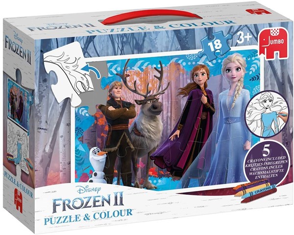 Jumbo (19749) - "Disney Frozen 2" - 18 pièces
