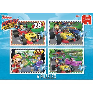 Jumbo (19669) - "Disney, Mickey and the Roadster Racers" - 12 20 30 36 pièces