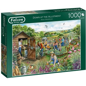 Falcon (11265) - Fiona Osbaldstone: "Down at The Allotment" - 1000 pièces