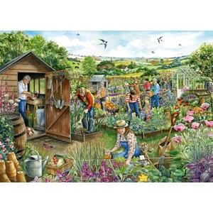 Falcon (11265) - Fiona Osbaldstone: "Down at The Allotment" - 1000 pièces