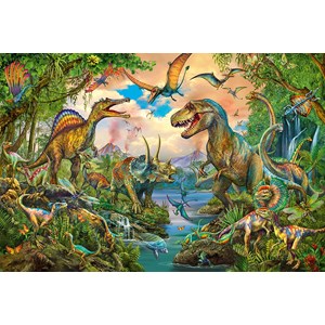 Schmidt Spiele (56332) - "Wild dinosaurs" - 150 pièces