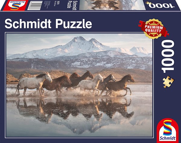 Schmidt Spiele (58376) - "Horses in Cappadocia" - 1000 pièces