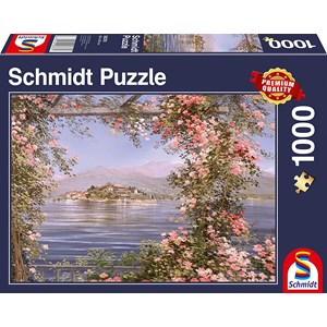 Schmidt Spiele (58378) - "Island in The Mediterranean" - 1000 pièces