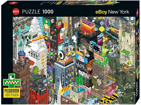 Heye (29914) - eBoy: "New York Quest" - 1000 pièces