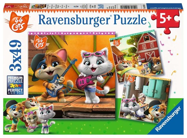 Ravensburger (05013) - "Bienvenue chez les 44 Chats!" - 49 pièces