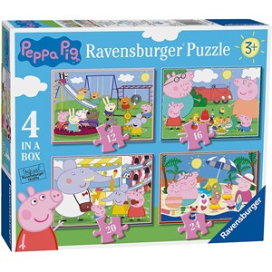 Ravensburger (6958) - "Peppa Pig" - 12 16 20 24 pièces