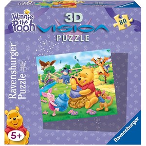 Ravensburger (09121) - "Winnie the Pooh and His Honey" - 80 pièces