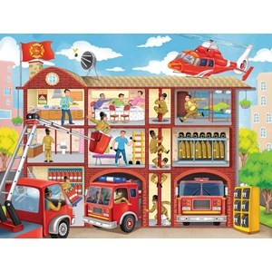 Ravensburger (10404) - "Fire Station" - 100 pièces