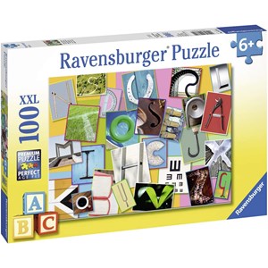 Ravensburger (10761) - "Funny alphabet" - 100 pièces
