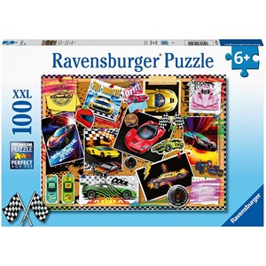 Ravensburger (12899) - "Voitures de Course" - 100 pièces