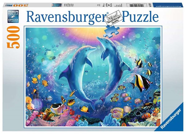 Ravensburger (14811) - "La Danse des Dauphins" - 500 pièces