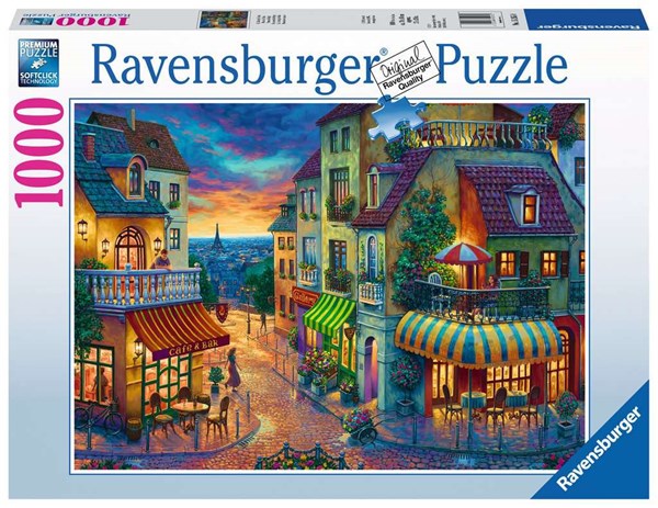 Ravensburger (15265) - "An Evening in Paris" - 1000 pièces