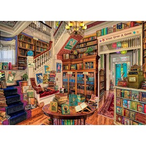 Ravensburger (19799) - Aimee Stewart: "The Fantasy Bookshop" - 1000 pièces