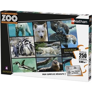 Nathan (86870) - "Animaux du Zoo" - 250 pièces