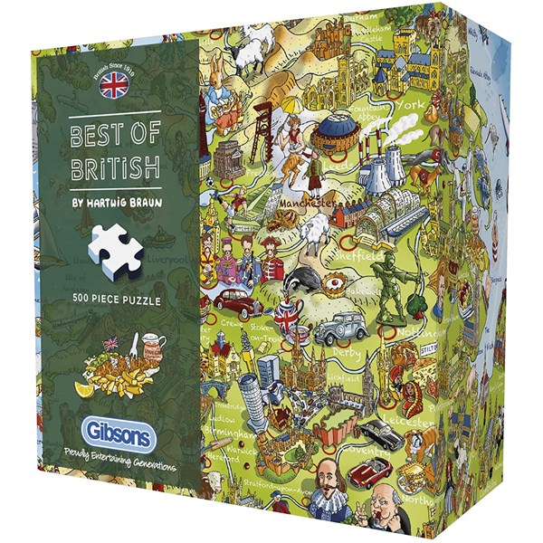 Gibsons (G3431) - Hartwig Braun: "Best of British" - 500 pièces