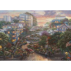 Schmidt Spiele (59497) - "San Francisco, Lombard Street" - 1000 pièces