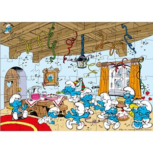 Barbo Toys (8221) - "Smurf" - 48 pièces