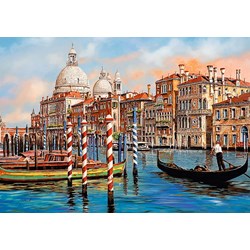 Trefl (10460) - "Canal Grande, Venise" - 1000 pièces