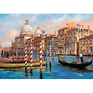 Trefl (10460) - "Canal Grande, Venise" - 1000 pièces