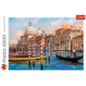 Trefl (10460) - "Canal Grande, Venise" - 1000 pièces