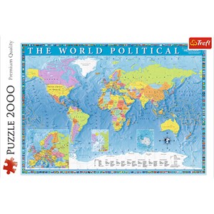 Trefl (27099) - "The World Political" - 2000 pièces