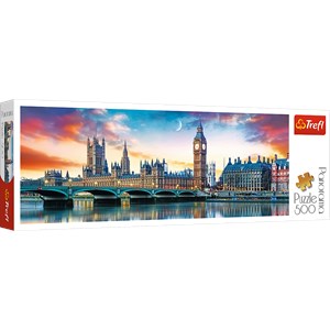 Trefl (29507) - "Big Ben and Palace of Westminster, London" - 500 pièces