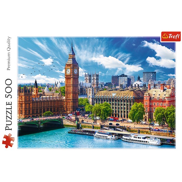 Trefl (37329) - "Sunny day in London" - 500 pièces
