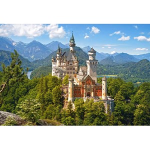 Castorland (B-53544) - "Vue sur le château de Neuschwanstein, Allemagne" - 500 pièces