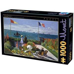 D-Toys (67548-7) - Claude Monet: "Terrasse à Sainte-Adresse, 1867" - 1000 pièces